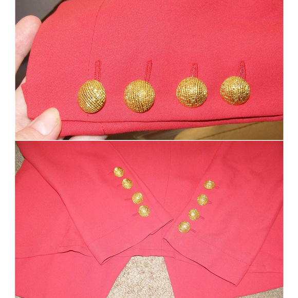 Vintage Sonia Rykiel red blazer size 40 US 8-10 - Picture 8 of 8